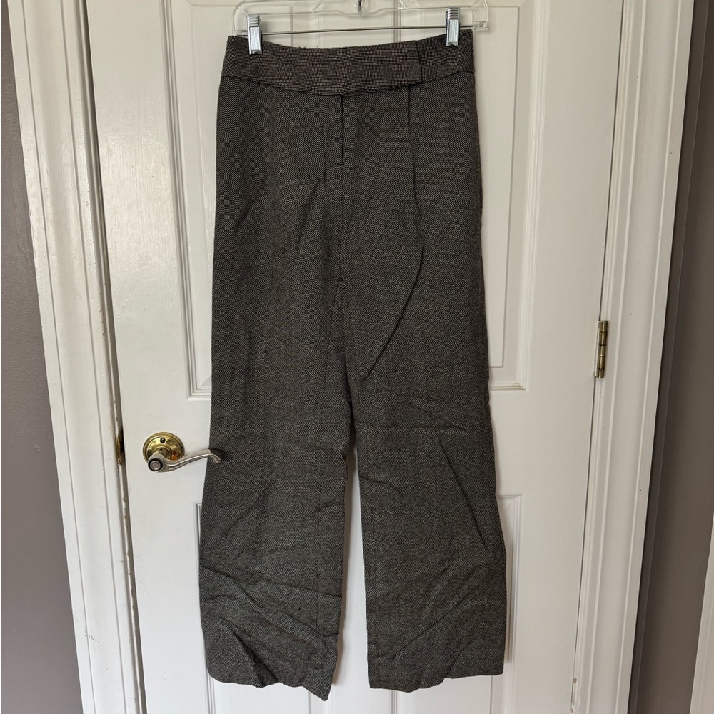 LOFT Charcoal Wide Leg Women's Pants
